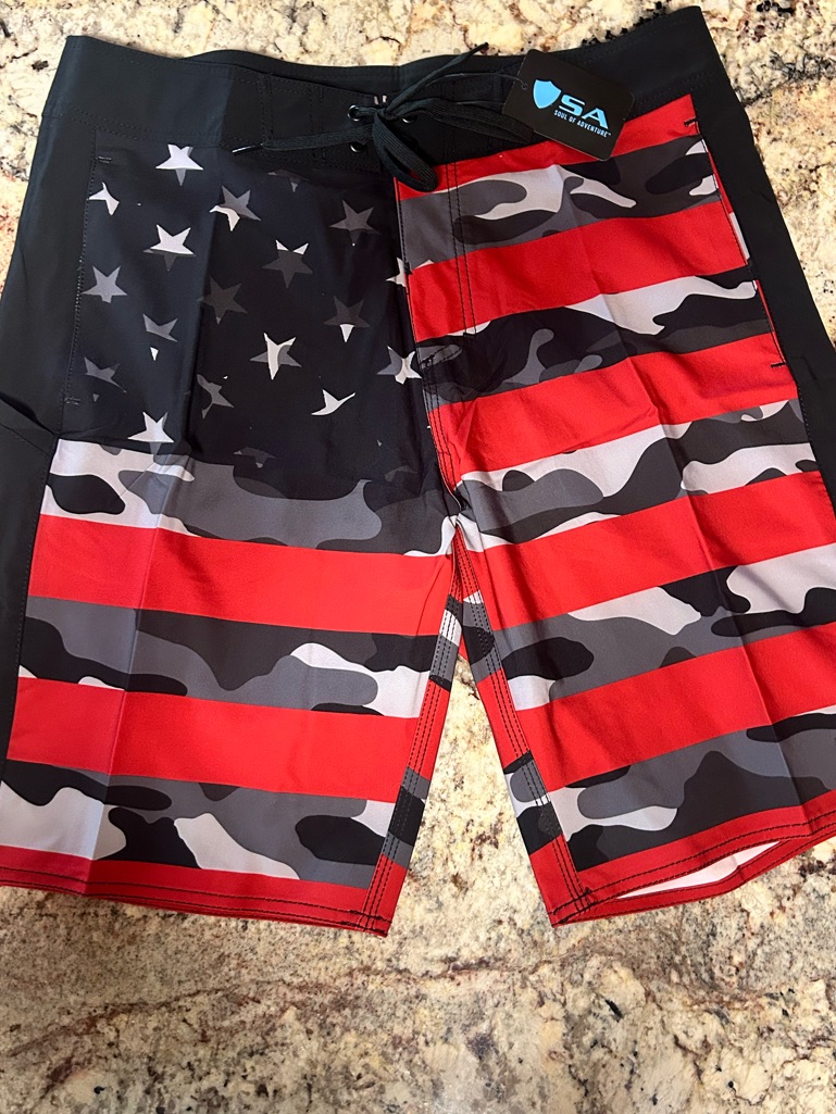 Nwt Soul Of Adventure Fishing Board Shorts Men’s 32 Freedom Camo